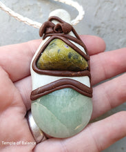 Load image into Gallery viewer, Pendant - Green Aventurine with Atlantisite
