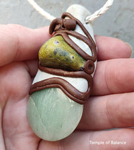 Load image into Gallery viewer, Pendant - Green Aventurine with Atlantisite