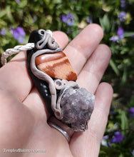 Load image into Gallery viewer, Pendant - Amethyst with Fancy Jasper