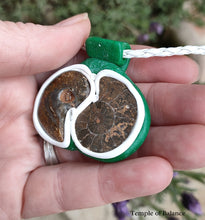 Load image into Gallery viewer, Pendant - Ammonite pair