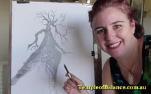 Load image into Gallery viewer, ART TUTORIAL - step by step tree drawing