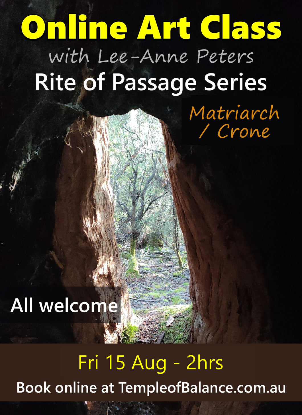 ONLINE ART CLASS - Rite of Passage Series - Matriarch / Crone