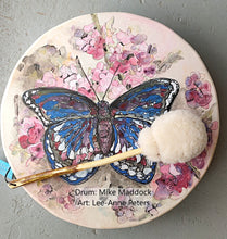 Load image into Gallery viewer, Shamanic Drum - Butterfly Blossom
