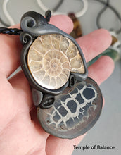 Load image into Gallery viewer, Pendant - Septerian and Ammonite
