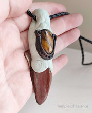 Load image into Gallery viewer, Pendant - Petrified Wood &amp; Tiger's Eye
