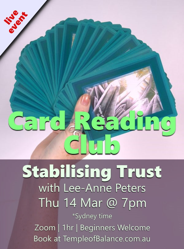 CARD READING CLUB - Stabilising Trust