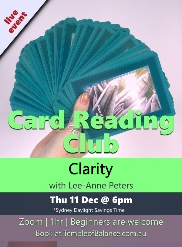 CARD READING CLUB - Clarity