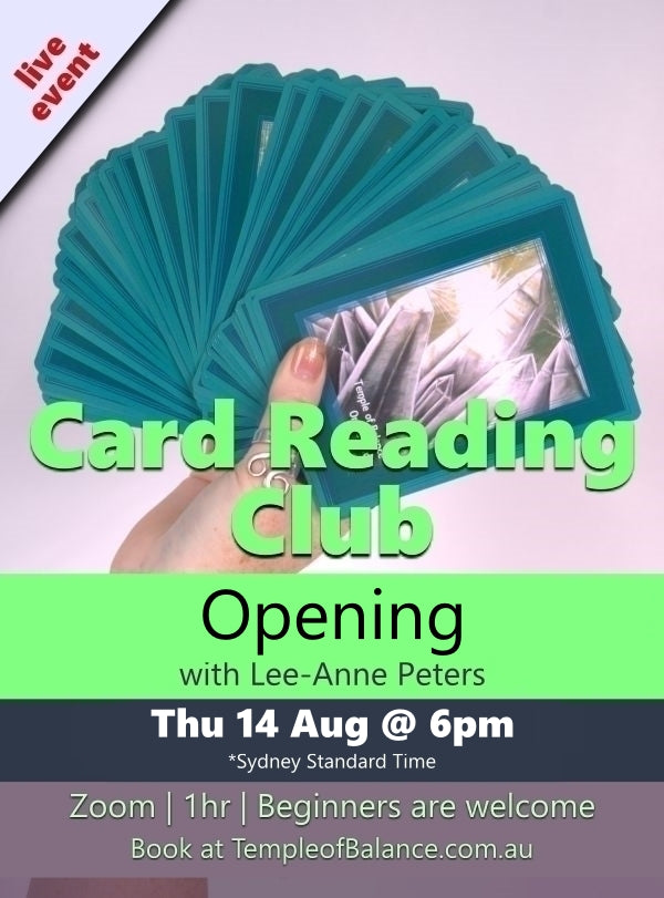 CARD READING CLUB - Opening