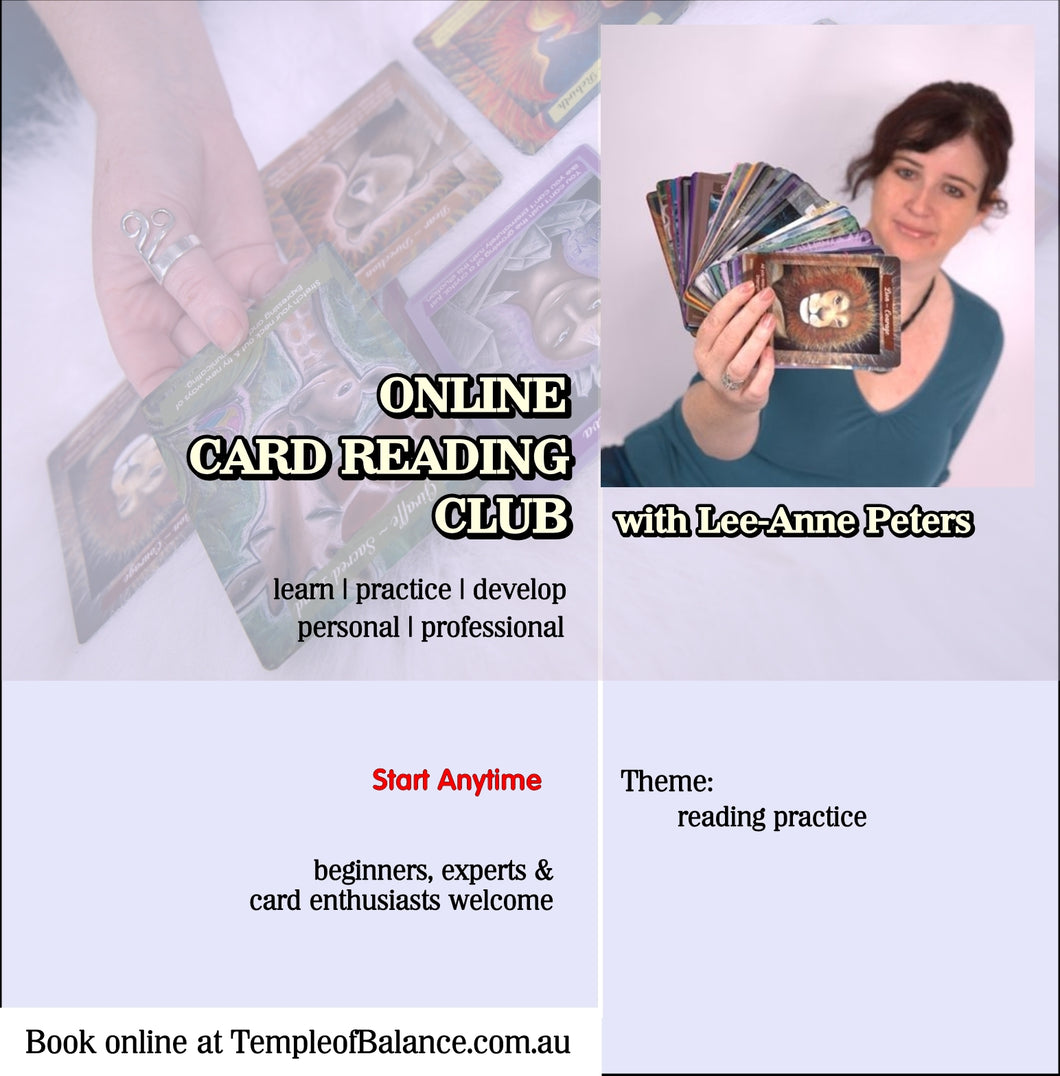 CARD READING CLUB - Reading Practice