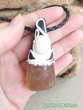 Load image into Gallery viewer, Pendant - Fluorite with milky quartz
