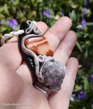 Load image into Gallery viewer, Pendant - Amethyst with Fancy Jasper
