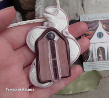 Load image into Gallery viewer, Pendant - Rose Quartz with amethyst
