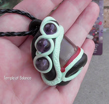 Load image into Gallery viewer, Pendant - FLUORITE with amethyst
