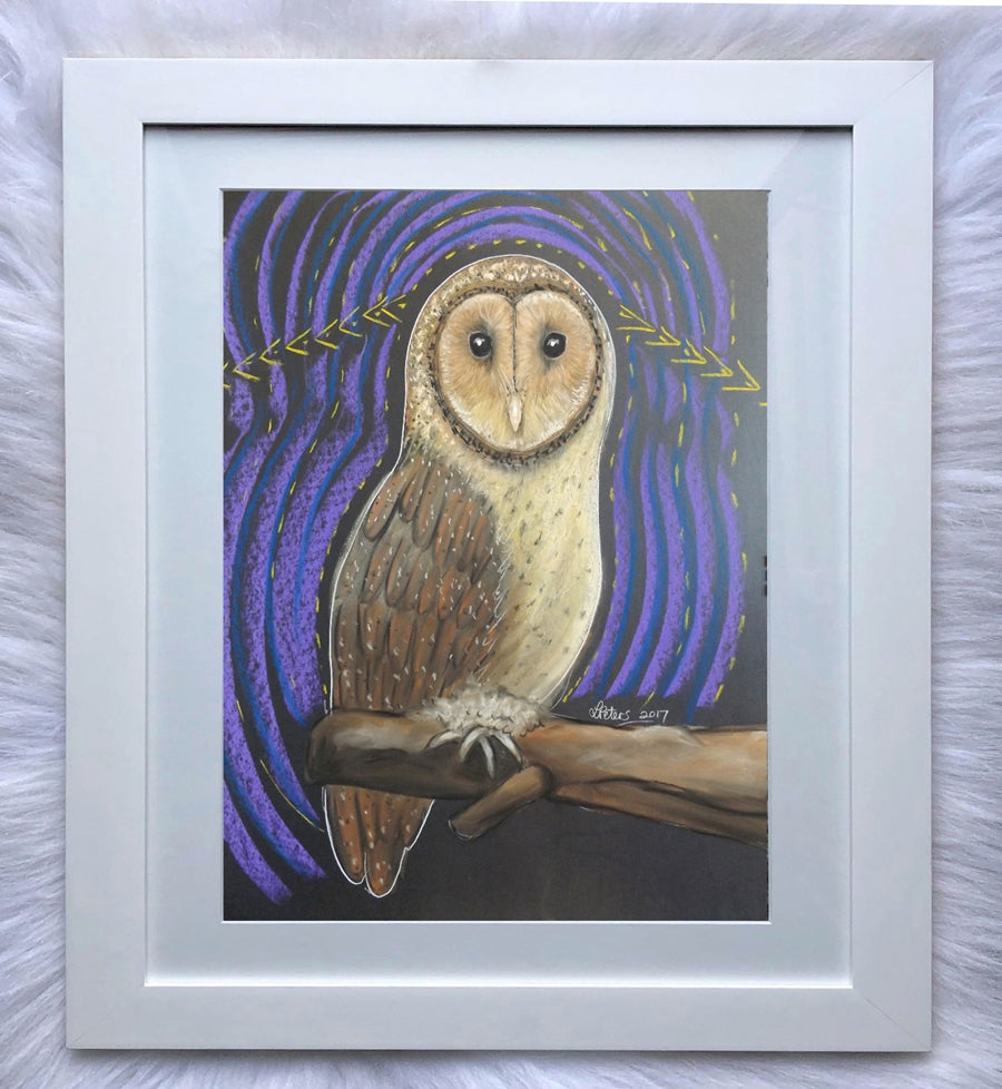 Art Print of Masked Owl