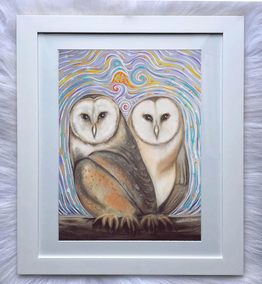 Art Print of Owls
