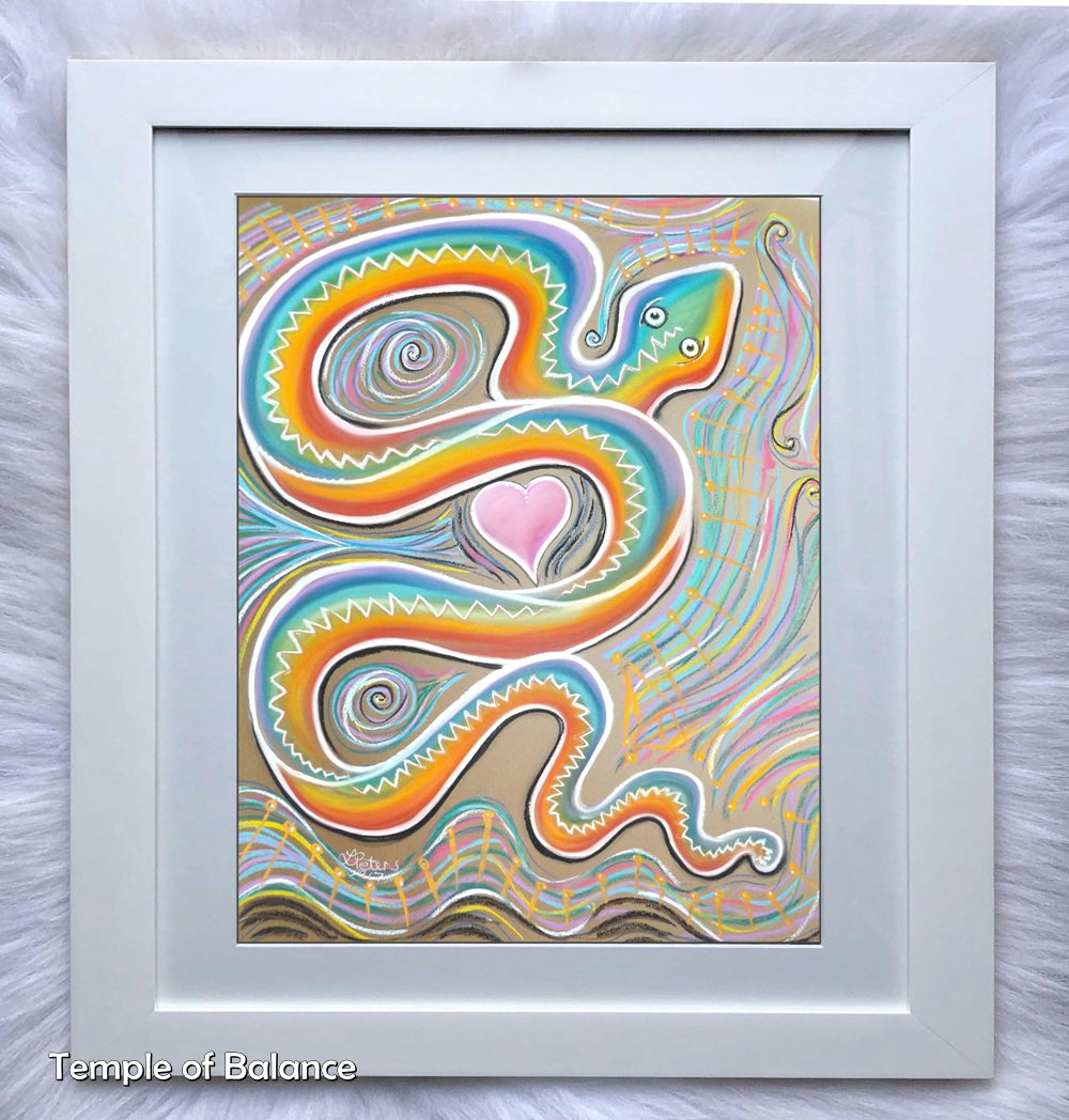 Art Print of Rainbow Serpent