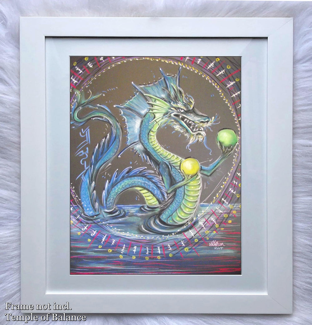Art Print of Water Dragon